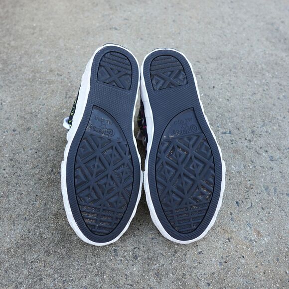 Converse “Not A Chuck” Graffiti High Top Sneakers Black Multi Youth Size 1 - Picture 9 of 11